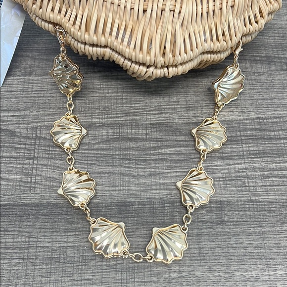 Tommy Bahama | Seashell 🐚 Bag w/ Gold Seashell Handle - Picture 3 of 14